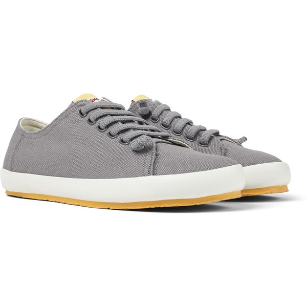 Gray Textile Sneaker for Men