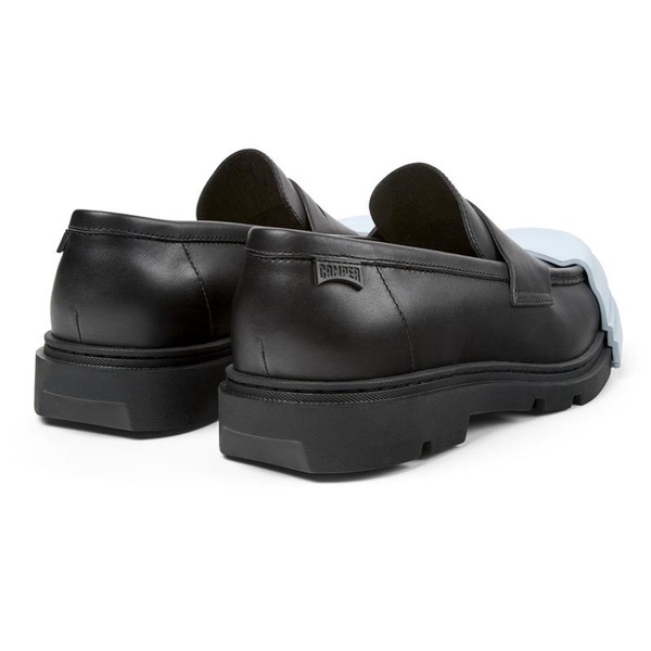 Black Leather Moccasin for Men