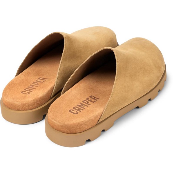 Beige Nubuck Clog for Men