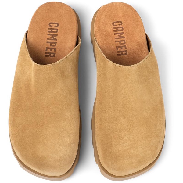 Beige Nubuck Clog for Men