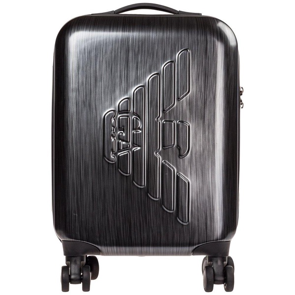 Emporio Armani Logo Embossed Zip-Around Trolley