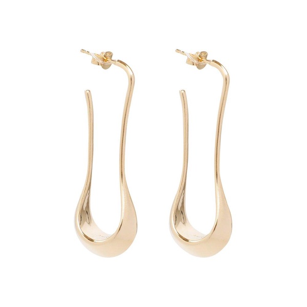 Lemaire Short Curve-Edge Drop Earrings