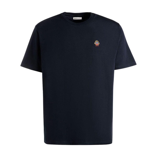 Bally Logo Embroidered Knit T-Shirt