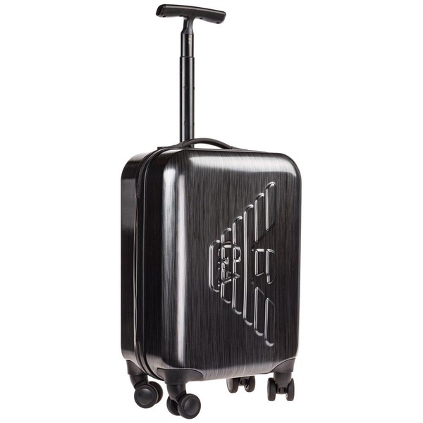 Emporio Armani Logo Embossed Zip-Around Trolley