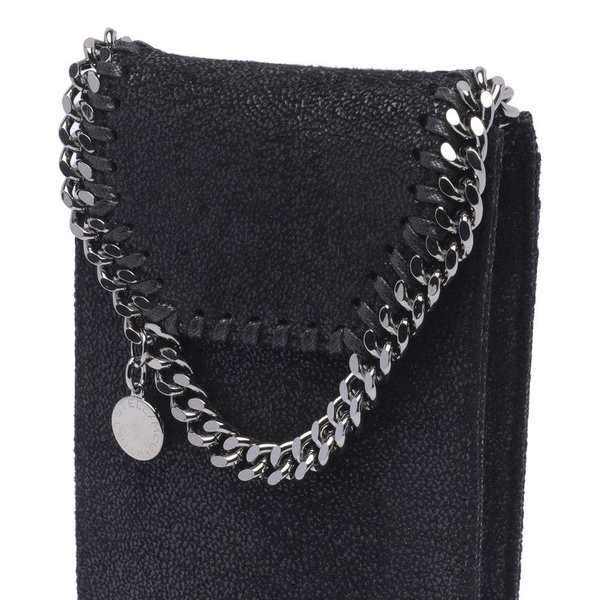 Stella McCartney Stitched-Trim Chain-Linked Phone Case