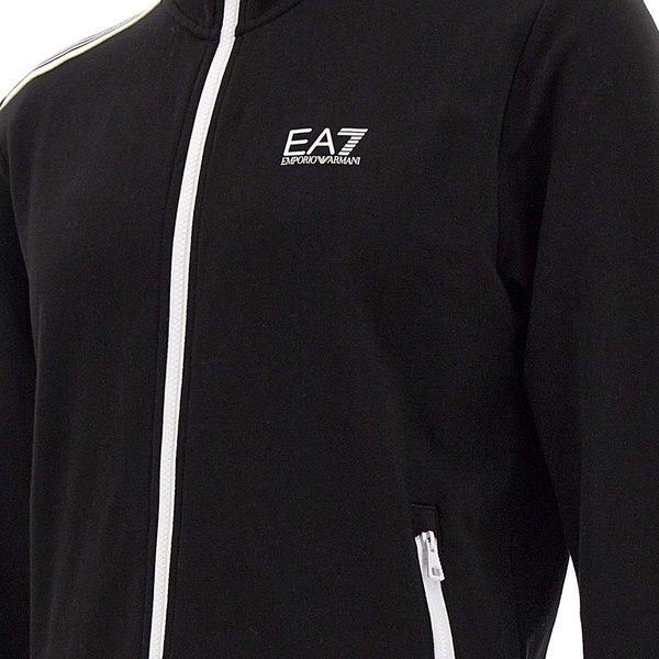 Ea7 Emporio Armani Logo Printed Zipped Track Suit