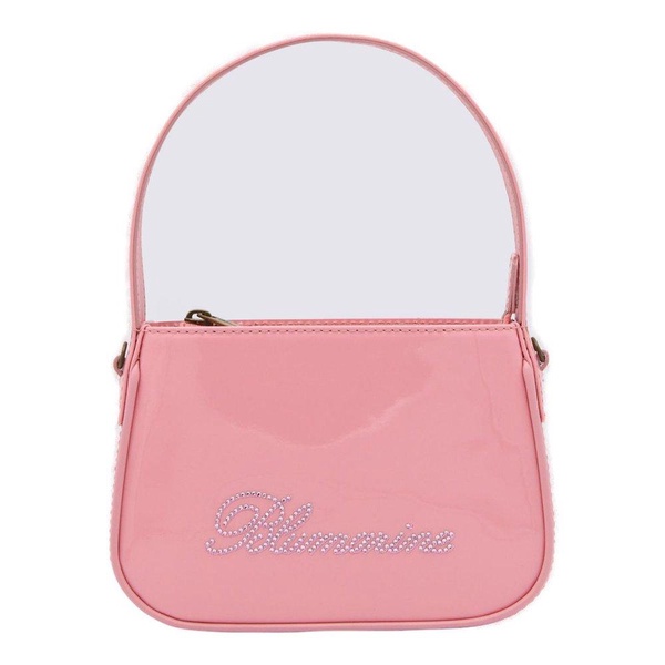 Blumarine Logo Embellished Shoulder Bag