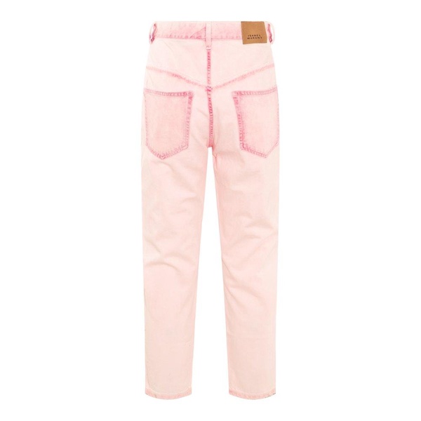 Isabel Marant Oliviani High-Waisted Frayed Jeans