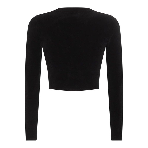 Alexander Wang V-Neck Long-Sleeved Cropped Cardigan