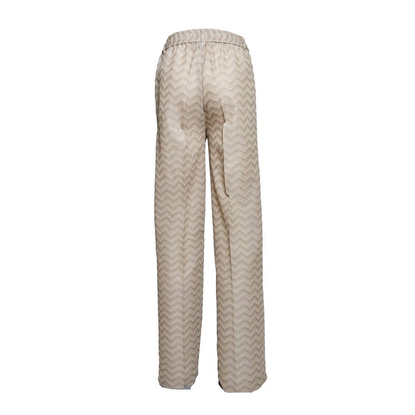 Missoni High-Waist Zigzag-Woven Trousers