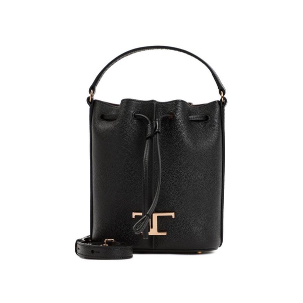 Tod's Logo-Charm Drawstring Bucket Bag