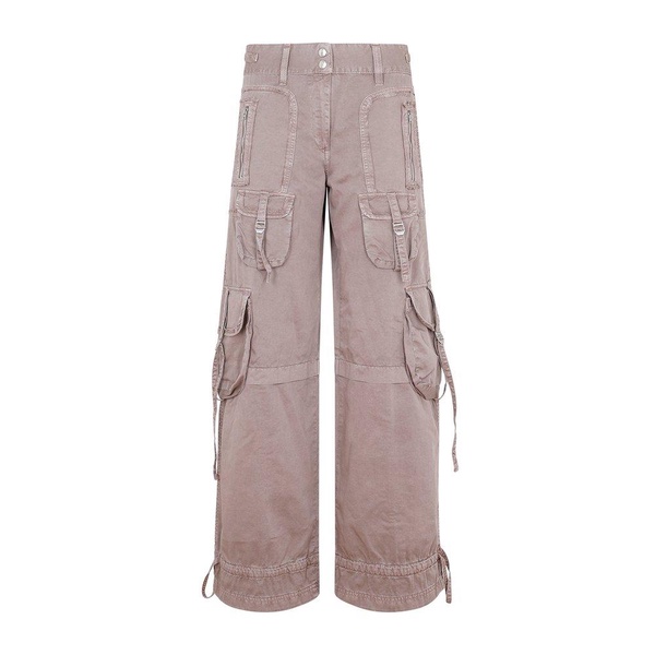 Acne Studios Low-Rise Wide-Leg Cargo Trousers