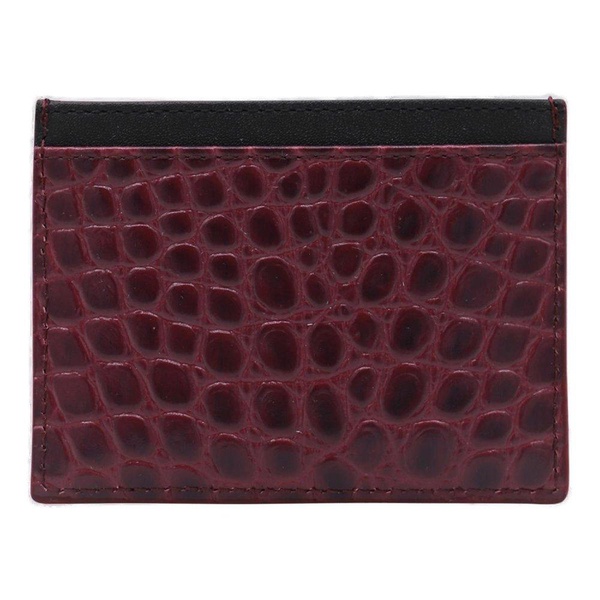 Vivienne Westwood Logo Plaque Embossed Card Holder