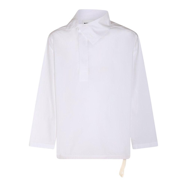 Jil Sander Asymmetric Drawstring Hem Shirt