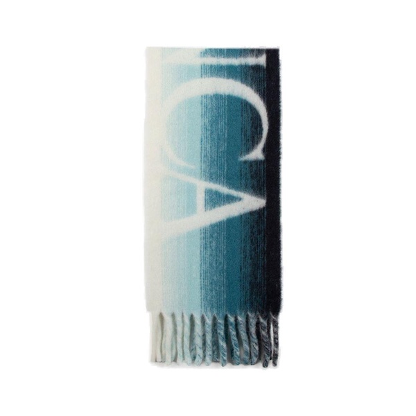 Casablanca Logo Intarsia Gradient Scarf