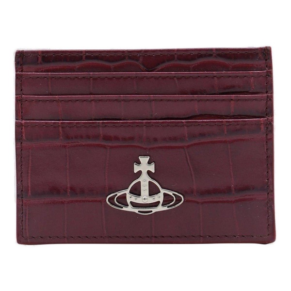 Vivienne Westwood Logo Plaque Embossed Card Holder