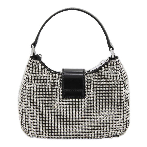 Self-Portrait Diamante Crescent Bow Bag