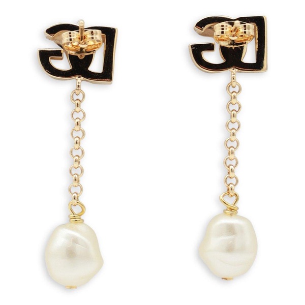 Dolce & Gabbana Pearls And DG Dangling Earrings