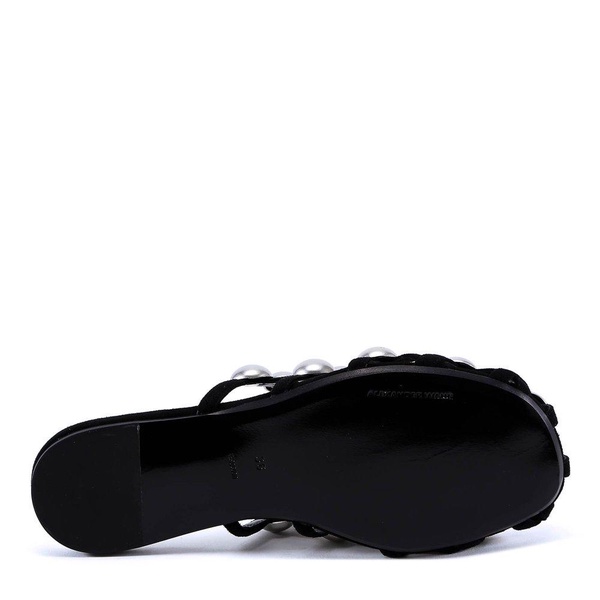 Alexander Wang Velvet Amelia Slippers