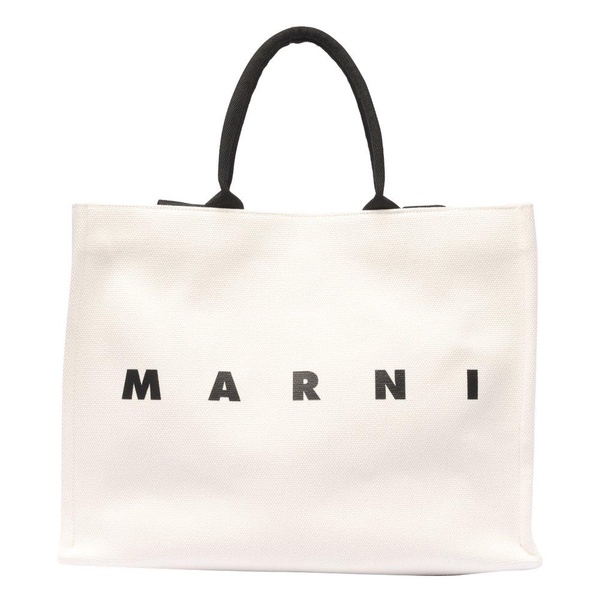 Marni Logo Printed Tote Bag