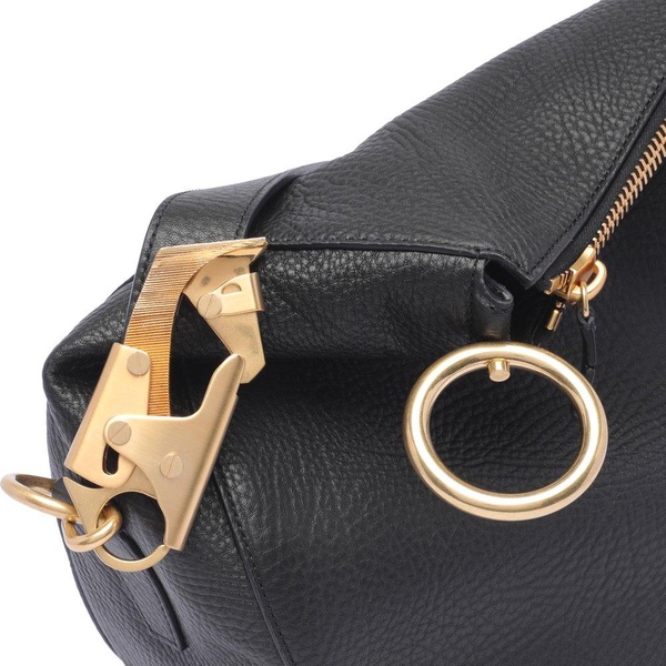 Burberry Medium Knight Ring Detailed Shoulder Bag