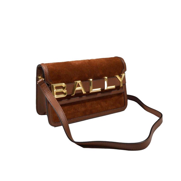 Bally Logo Detailed Foldover Top Crossbody Bag