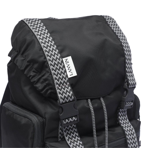 Lanvin Curb Buckle Detailed Zip-Up Backpack