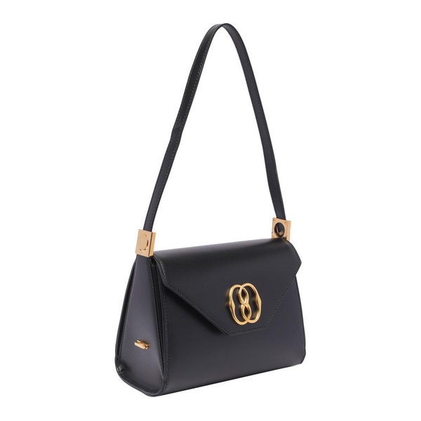 Bally Logo Plaque Foldover-Top Shoulder Bag