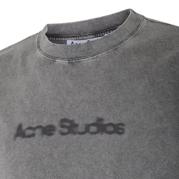 Acne Studios Logo Detailed Crewneck T-Shirt