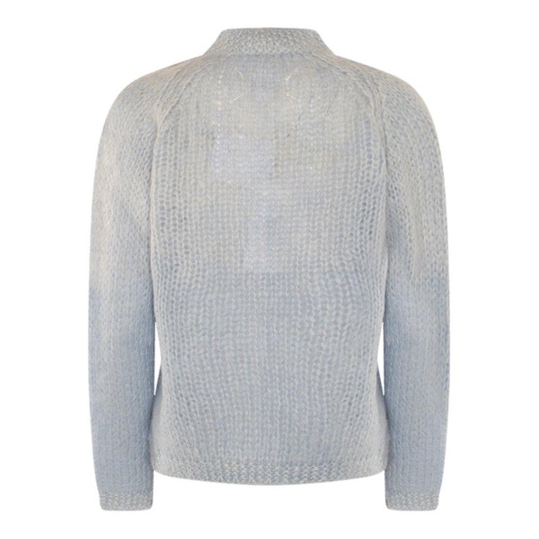 Maison Margiela Buttoned Crewneck Long-Sleeved Cardigan