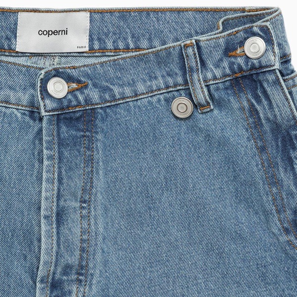 Coperni Button Detailed Denim Shorts