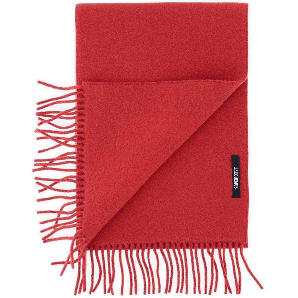 Jacquemus Logo Detailed Fringed Scarf