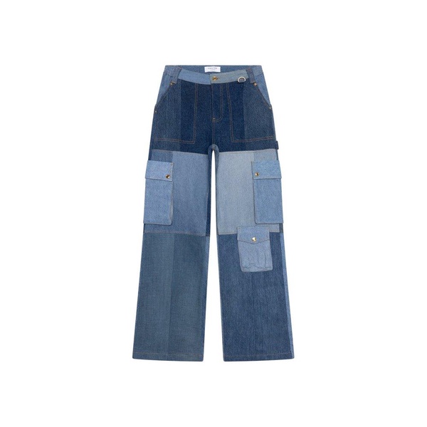 Marine Serre Regenerated High-Rise Jeans