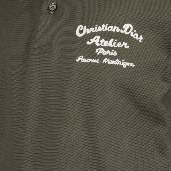 Dior Homme Logo Embroidered Polo Shirt