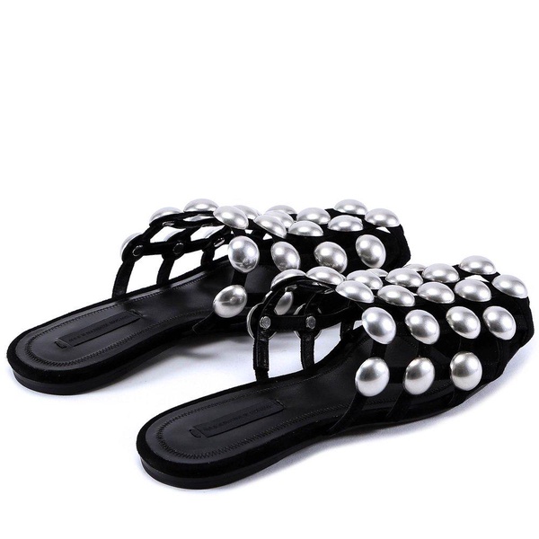 Alexander Wang Velvet Amelia Slippers