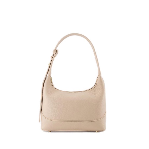 Elleme Loop Pebbled Zipped Hobo Bag