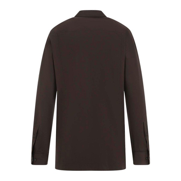 Dries Van Noten Pin Detailed Long-Sleeved Shirt