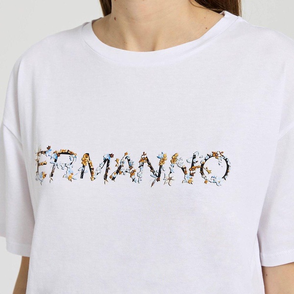 Ermanno Scervino Logo Printed Crewneck T-Shirt