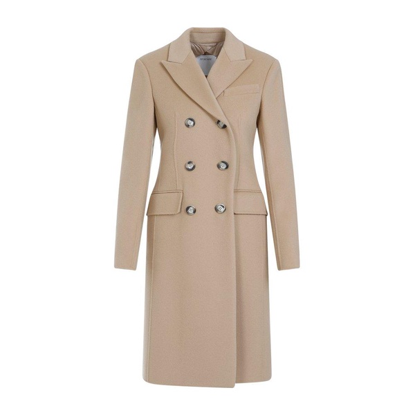 Sportmax Double-Breasted Long-Sleeved Coat