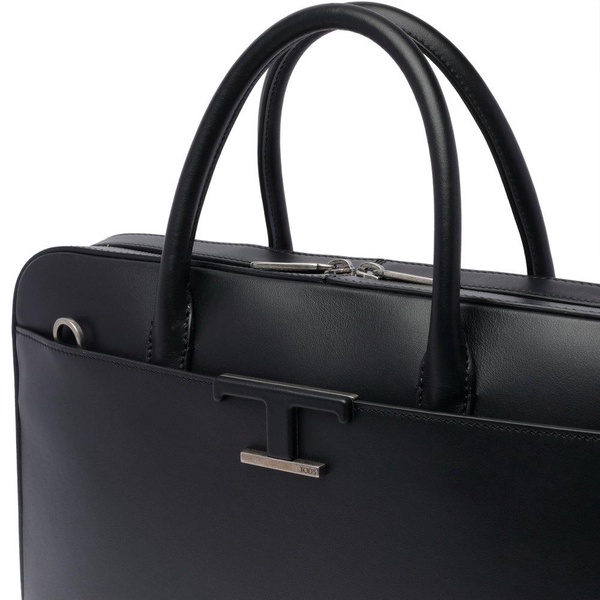 Tod's Zipped Top Handle Medium Briefcase