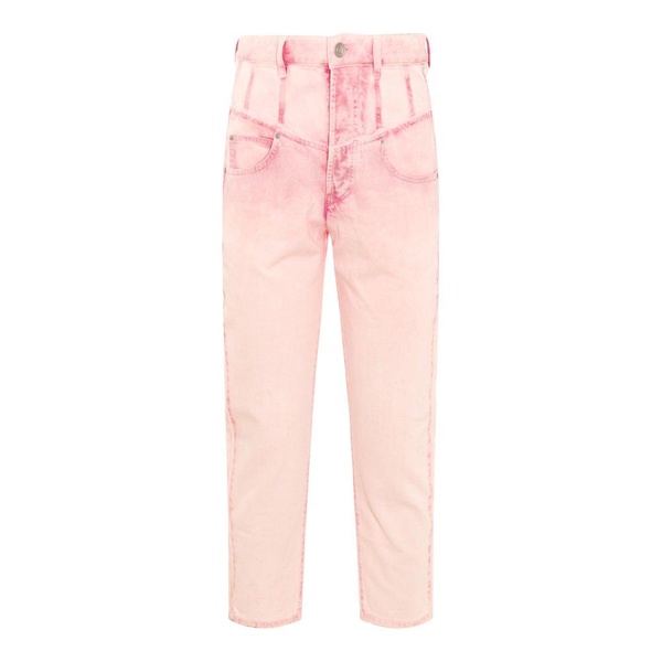 Isabel Marant Oliviani High-Waisted Frayed Jeans