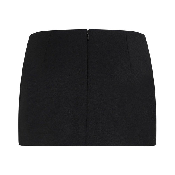 Area Bow Embellished Mini Skirt