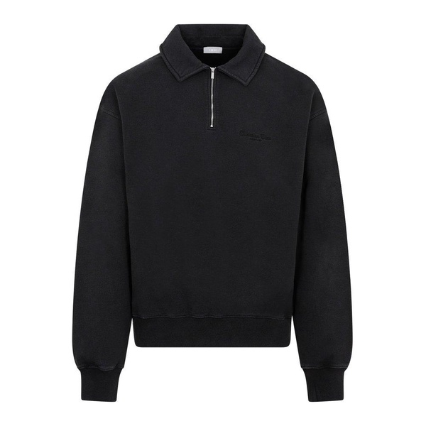 Dior Homme Half-Zipped Long-Sleeved Sweatshirt