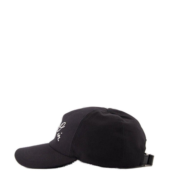 Dior Homme Logo Manuscript Emboirdered Baseball Cap