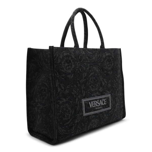 Versace Athena Barocco Jacquard Large Tote Bag