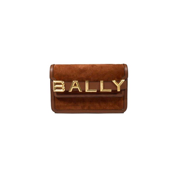 Bally Logo Detailed Foldover Top Crossbody Bag