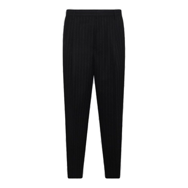 Dries Van Noten Striped Straight Leg Trousers