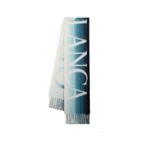 Casablanca Logo Intarsia Gradient Scarf