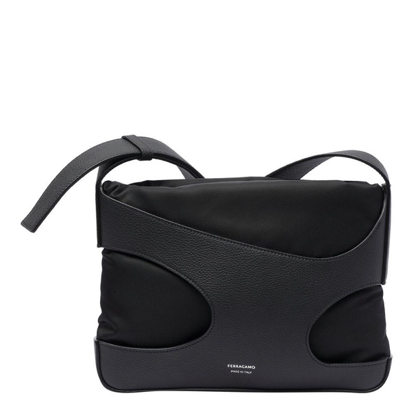 Ferragamo Cut Out-Detailed Zipped Crossbody Bag