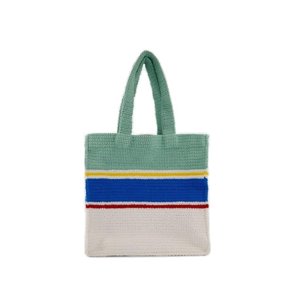 Casablanca Crochet Shopper Bag